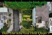 Bán đất khu Gia Hòa Quận 9 208m2 (10x22)m nơi cuộc sống yên bình giữa phố phường đông vui